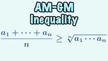 AM-GM Inequality | Arithmetic Mean Geometric Mean Inequality