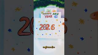 Easy New Year Card 2026 🎊🎆 #happynewyear #viralvideo #art #shortsfeed #shorts