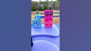 Numberblock playground trip #bbc #blocks #cbeebies #kids #mathlinkcubes #hand2mind #numberblocks