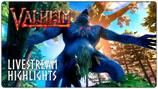 HIGHLIGHTS So many trolls! | Valheim LIVE Stream
