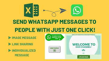 How to Send Bulk WhatsApp Message & Picture From Excel With VBA