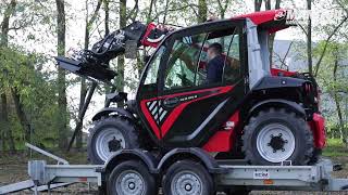 Manitou ULM Ultra Compact telehandler  Easy to Transport!