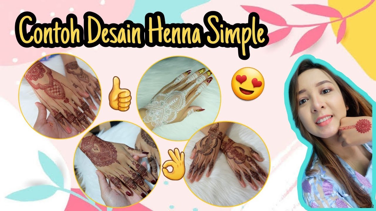 Contoh Desain Henna  Simple by mayaaninditha YouTube