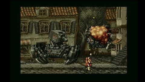 Metal Slug clone on Atari STE - Run&Gun Example for Atari Game Tools