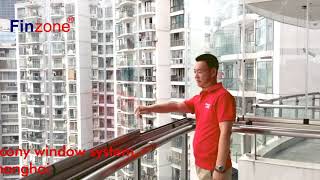 flexible frameless sliding window