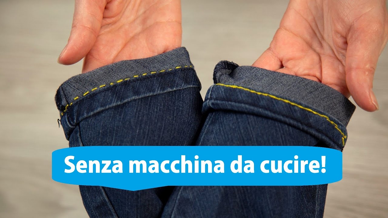 Come Accorciare I Jeans A Casa Senza La Macchina Da Cucire 2 Metodi Semplici E Veloci Perfetto Youtube