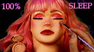 ASMR Tingly Makeup Application on Mannequin (No Talking) 100% Sleep & Tingles