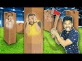 Extreme Hide And Seek In Boxes Challenge | Fun Hide And Seek Challenge | Hungry Birds