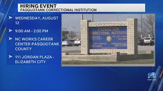 The North Carolina Department of Adult Correction to host hiring event