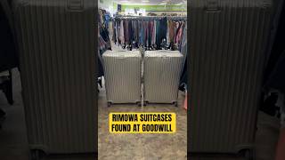 #RIMOWA at #GOODWILL 💸🔥 🎥 Via @madelinejoyw #resale #fashion #thrifting #ebay #thrift #thrifted