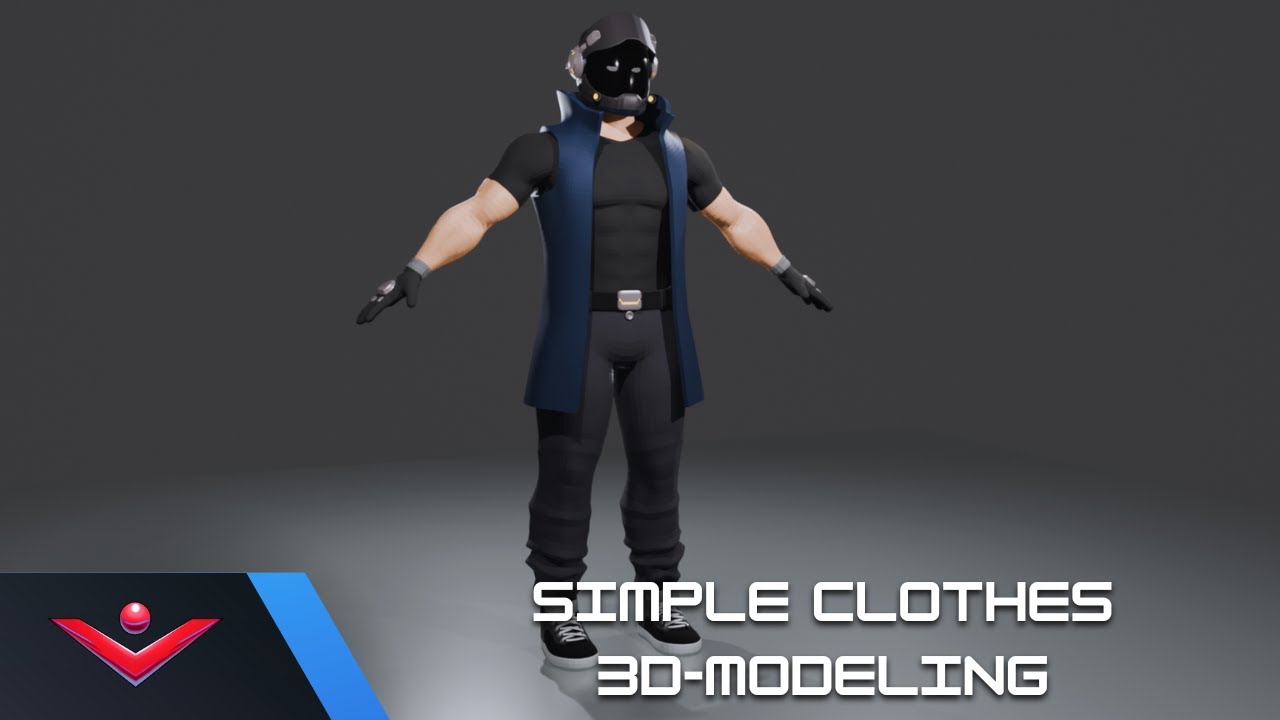 [Blender 3D] modeling simple clothes - timelapse| W.I.P | (no texturing ...