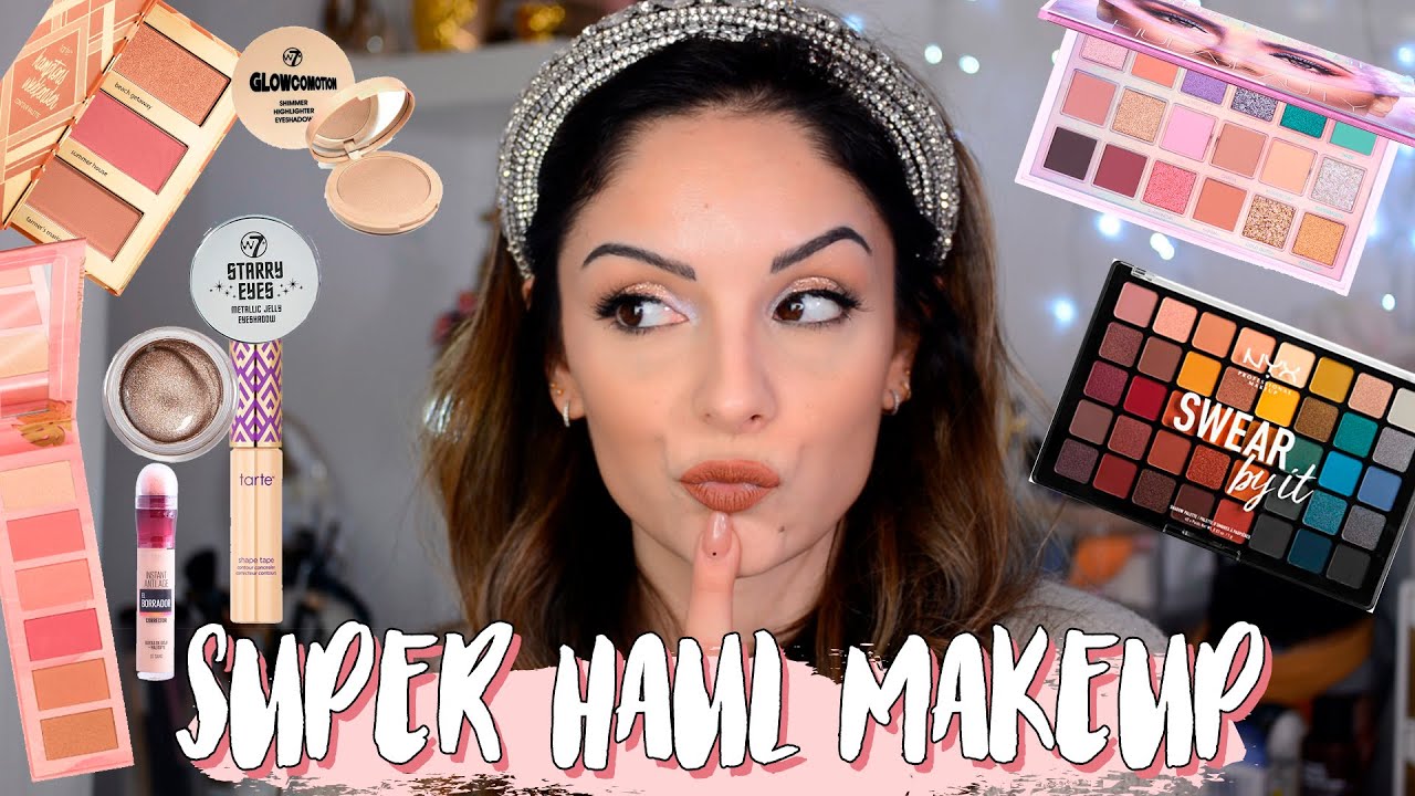 HAUL MAQUILLAJE LOW COST Y ALTA GAMA! Huda, Tarte, W7, NYX, Essence...