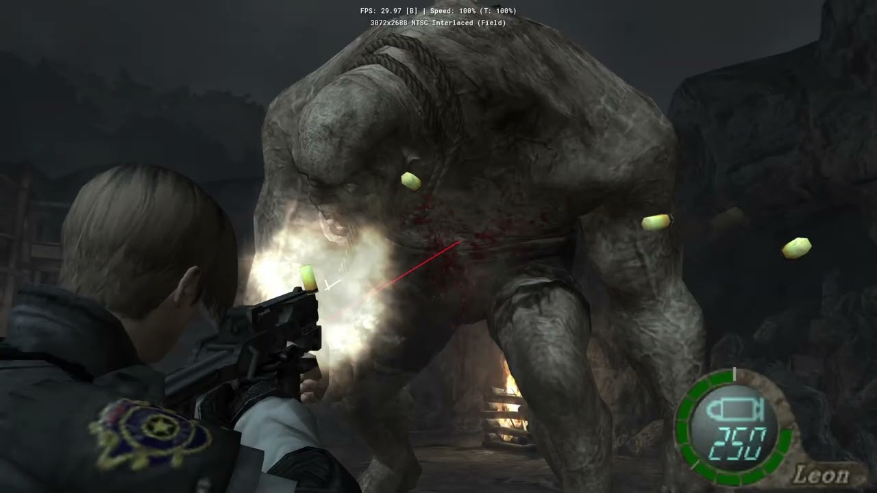 Resident Evil 4, Chapter 2-1 using TMP (All enemies, treasures and resources No Map)