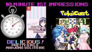 10 Minute 1st Impressions : Delicious! Pretty Girls Mahjong Solitaire (Switch) screenshot 4