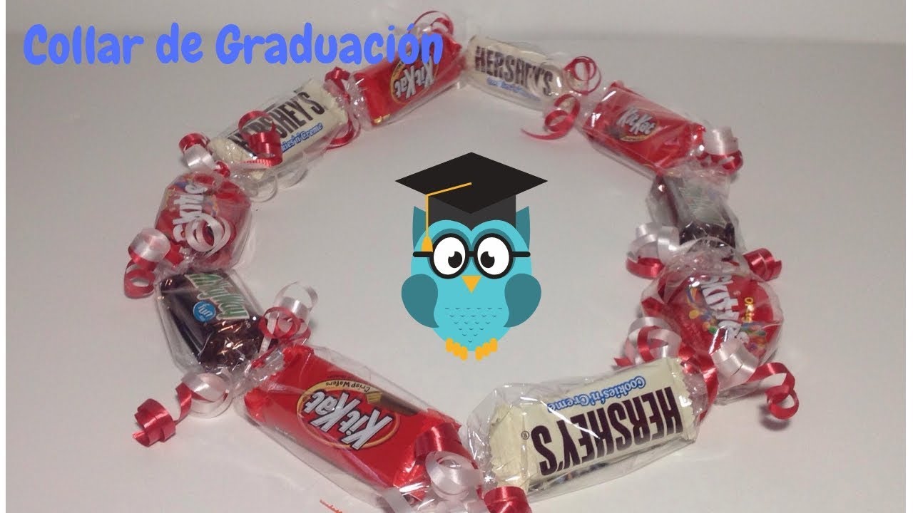 COLLAR DE GRADUADO CON DULCES / GRADUACIONES 2019