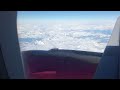 Альпийские горы из окна самолёта