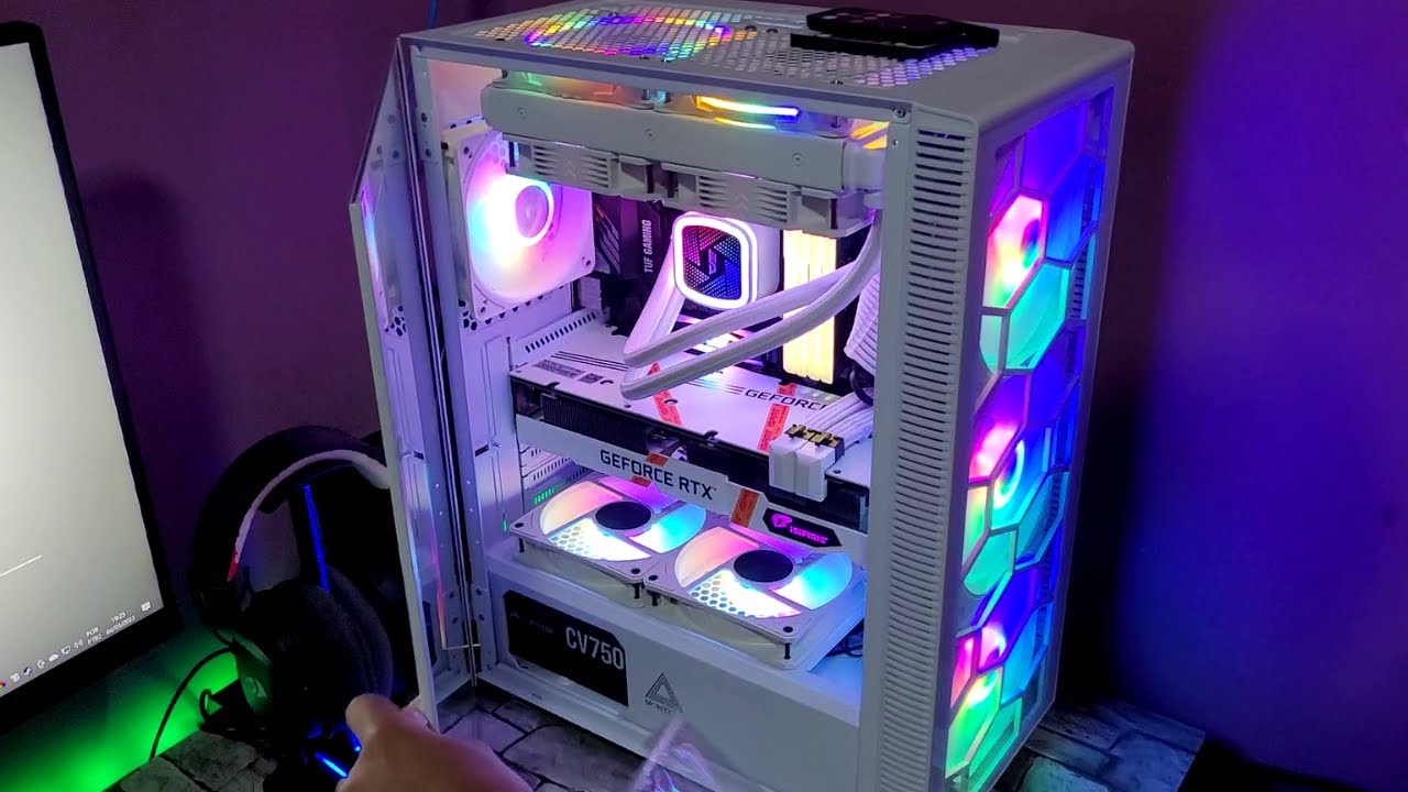 melhorando o setup montando o pc no novo gabinete montech x3 - YouTube