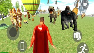 Superman vs King Kong vs Dianasour_all Animals Attack Franlkin_Indian Bike Driving 3D_Part30 screenshot 4