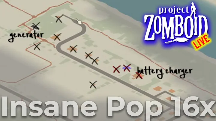 Project Zomboid World Record Most Kills Challenge! | No Mods (vanilla) |16x Pop | 16