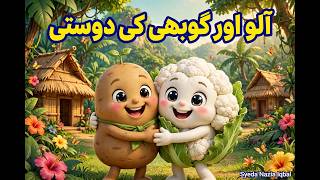 Aloo Aur Gobi Ki Dosti - Moral Story in Urdu | Sabzi Ki Kahani | Bacchon Ki Kahaniyan