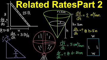 Related Rates Part 2 (Tagalog/Filipino Math)