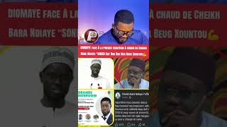 La réaction brute de Cheikh Bara face à Diomaye 😤 #senegal #viral