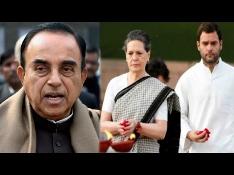 The Newshour  Debate: Subramanian Swamy Vs Gandhis - Full Debate (26th June 2014)