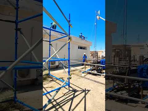 نصب سقالات للشركة