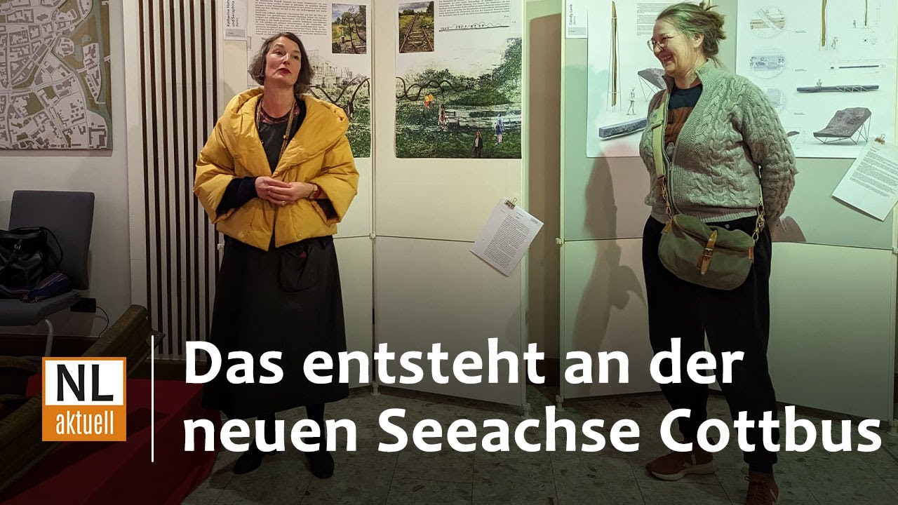 Cottbus | Das entsteht an der neuen Seeachse, Ausstellungseröffnung im Citymanagement