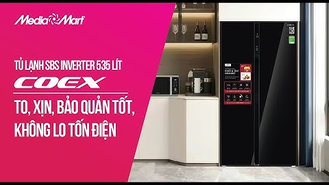 Tủ lạnh SBS Inverter Coex 535L: Bảo quản tốt, tiết kiệm điện (RS-4004MSW) - Điện máy MediaMart