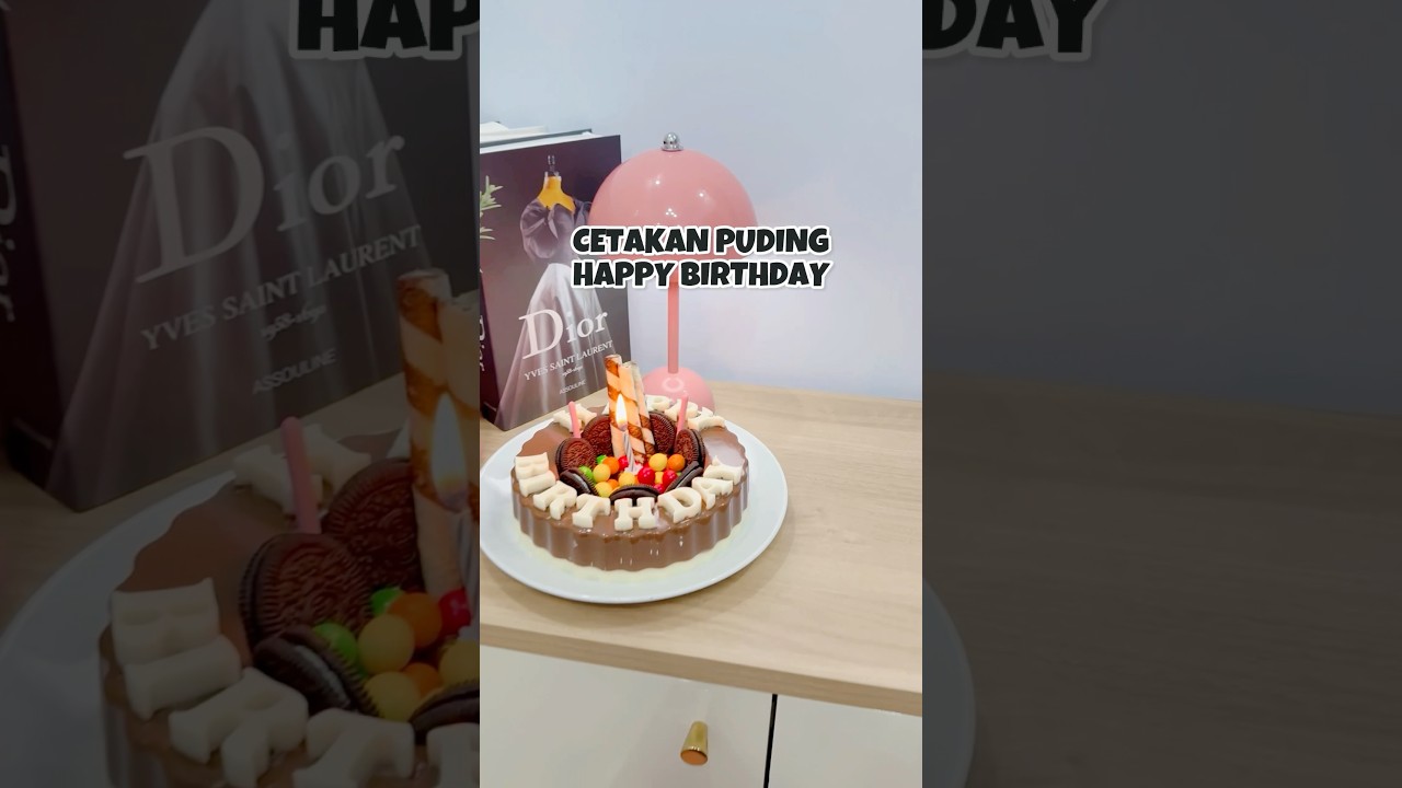 CETAKAN PUDING HAPPY BIRTHDAY 