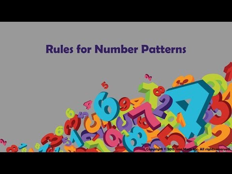 वीडियो: संख्याओं के लिए नियमों को अस्वीकार करें