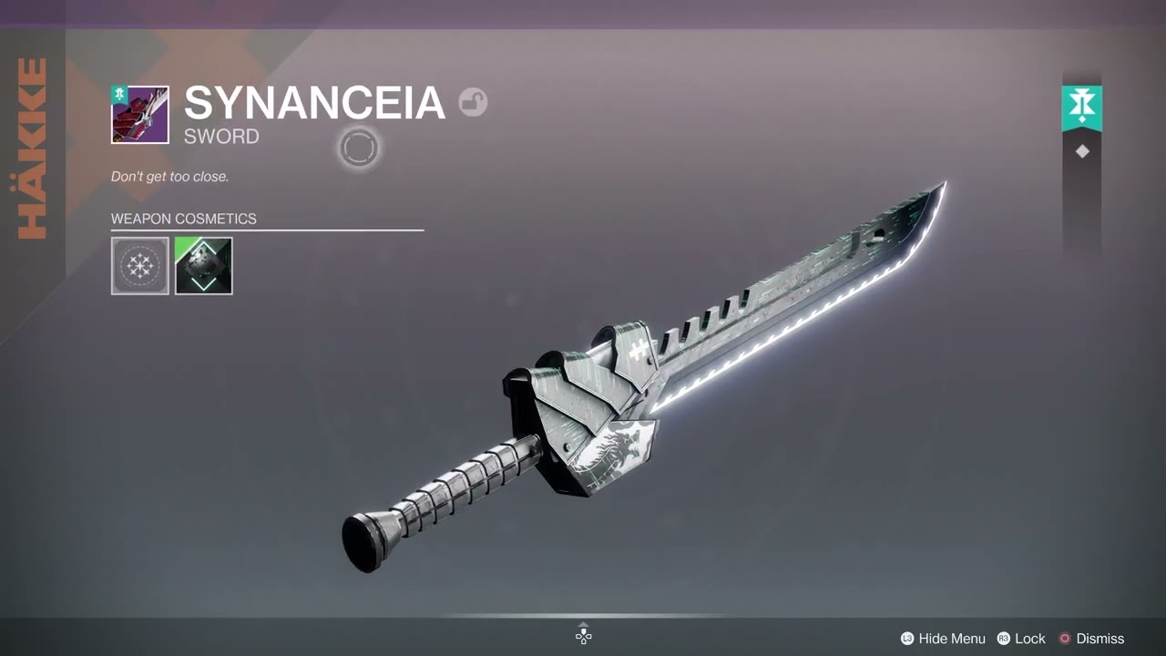 Destiny 2 Edge of Fate Get Solar Wave Frame Synanceia New Heavy Metal Sword with Sharp Harvest