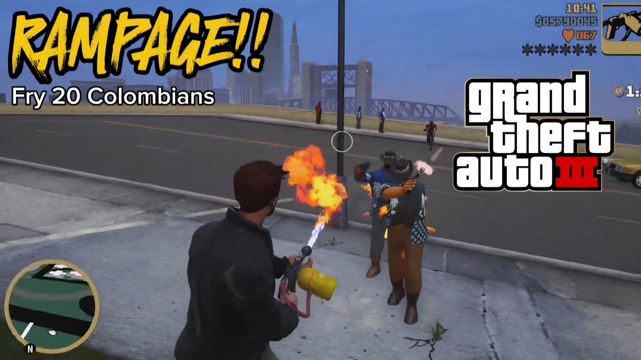 RAMPAGE!! Fry 20 Colombians in 120 Seconds