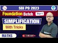 Sbi po 2023  simplification with tricks  sbi po preparation  maths  mahendras