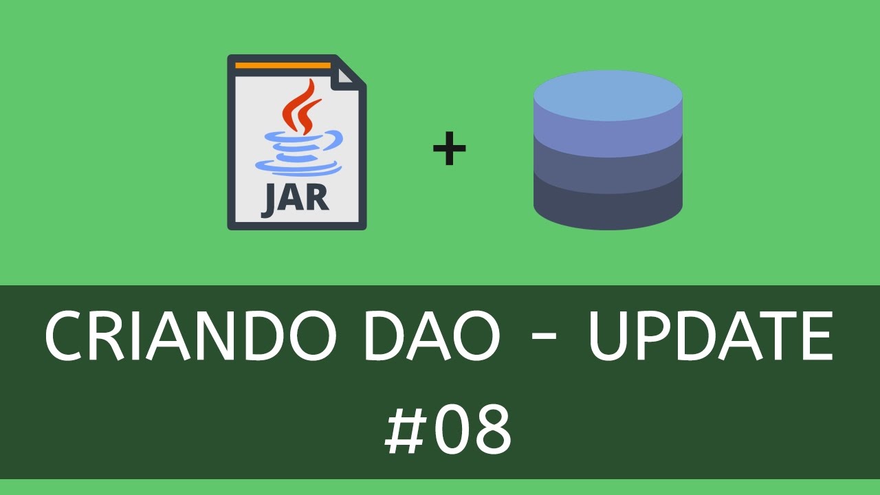 Java com Banco de Dados no Netbeans - #08 - Criando DAO - Update - YouTube
