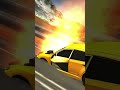 Car vs massive speed bumps