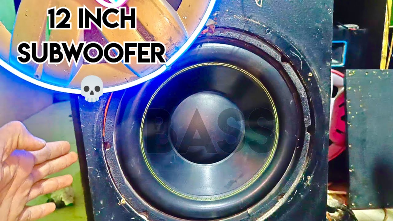 12 inch subwoofer 💀  extreme bass , Fredo subwoofer 400w rms sound system  