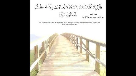 اية بصوت رائع للشيخ ادريس ابكر  من سورة ياسين ..💕