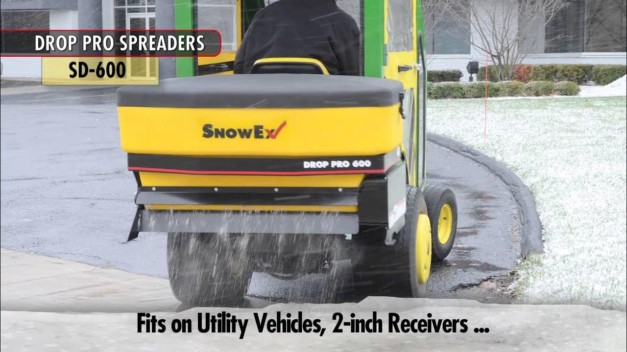 SnowEx® Drop Pro™ 600 & 1400 Salt Spreaders YouTube