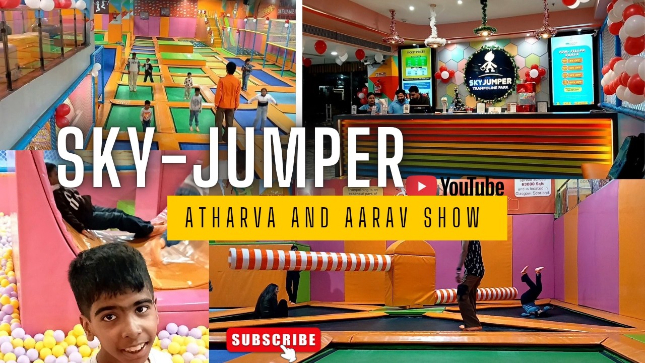 Sky Jumper Fun 🤩 | Atharva & Aarav Jumping High 