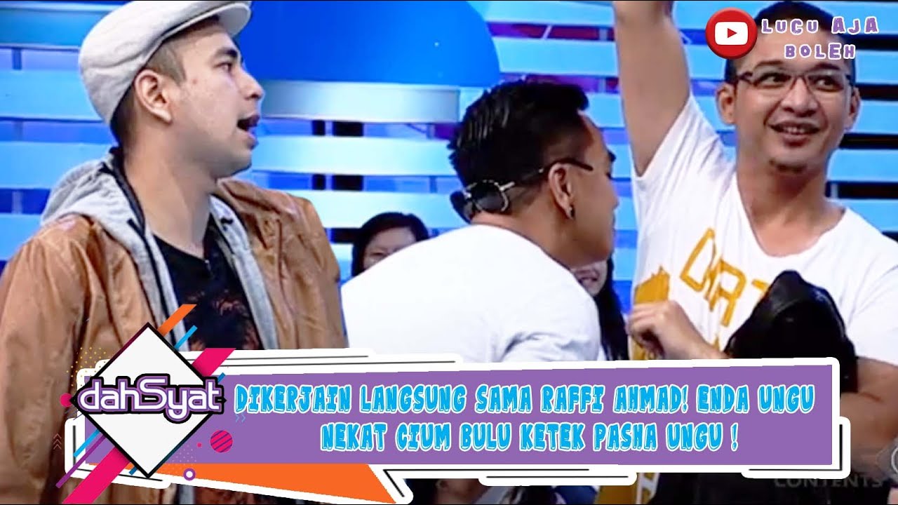 DIKERJAIN LANGSUNG SAMA RAFFI AHMAD! ENDA UNGU NEKAT CIUM BULU KETEK PASHA UNGU ! - DAHSYAT