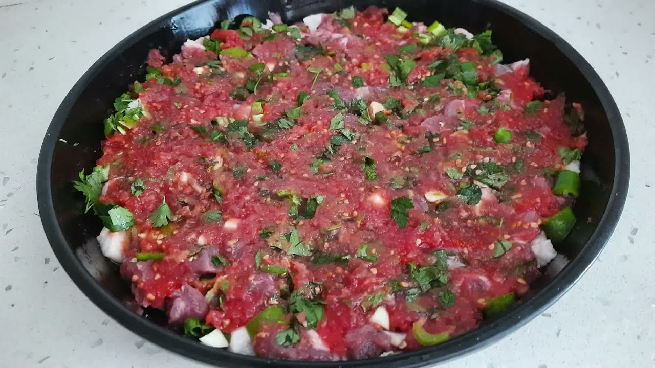 Hiç Naneli Tepsi Kebabı Yediniz mi? / Eşim öyle güzel bir yemek yaptıki yemelere doyamadık Hiç Naneli Tepsi Kebabı Yediniz mi? / Eşim öyle güzel bir yemek yaptıki yemelere doyamadık