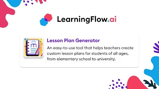 Learningflow.ai - Lesson Plan Generator
