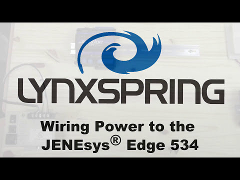 How to Wire Power to the JENEsys® EdgeTM 534 Controller