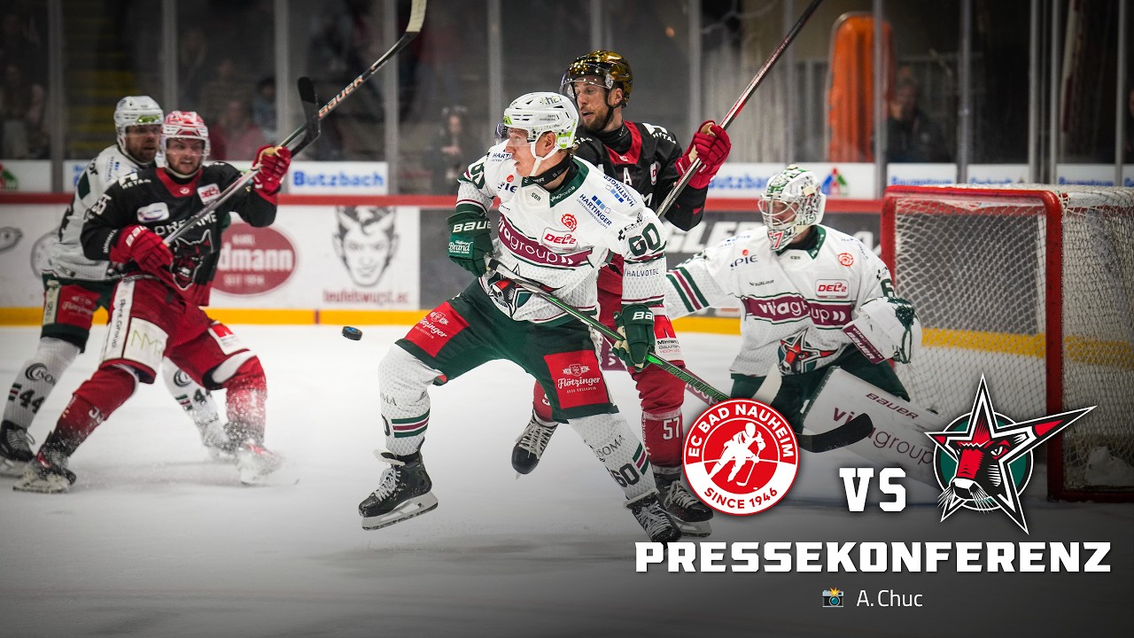 EC Bad Nauheim vs Starbulls Rosenheim - Pressekonferenz