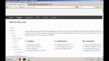 Installer Page Speed Google