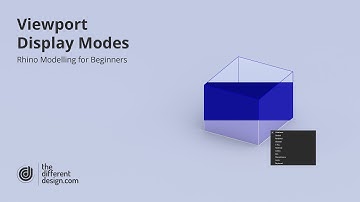 How to Use Viewport Display Modes in Rhino