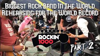 1000 Musicians Rehearsal Part 2 - Behind The Scenes - Making Of Rockin&#39;1000 Frankfurt 2019