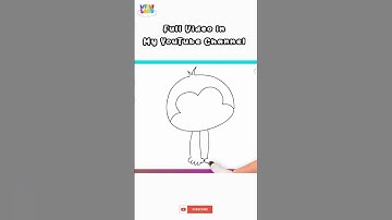 Kids Channel|Monkey🐒 |How to Draw Monkey STEP BY STEP-VERY EASY|Drawing Colouring FOR KIDS #shorts